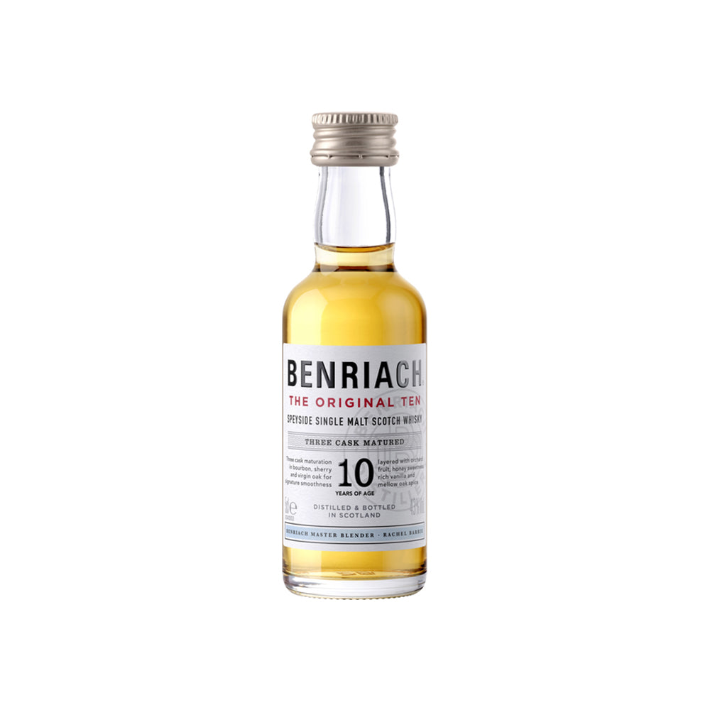 Benriach The Original 10, Speyside Single Malt Scotch Whisky, Miniature 50ml