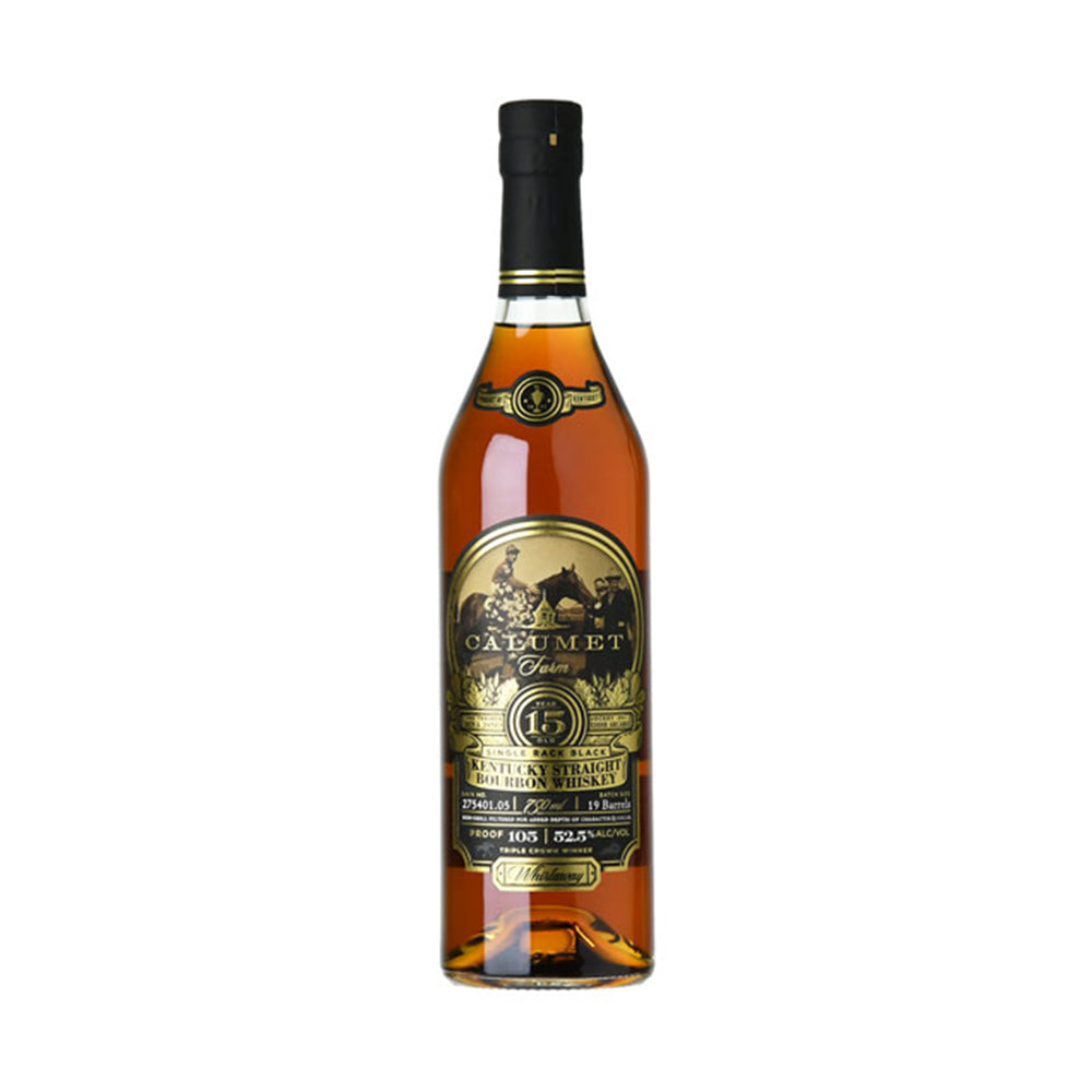 Calumet Farms 15 Year Single Rack Black Bourbon 750ml
