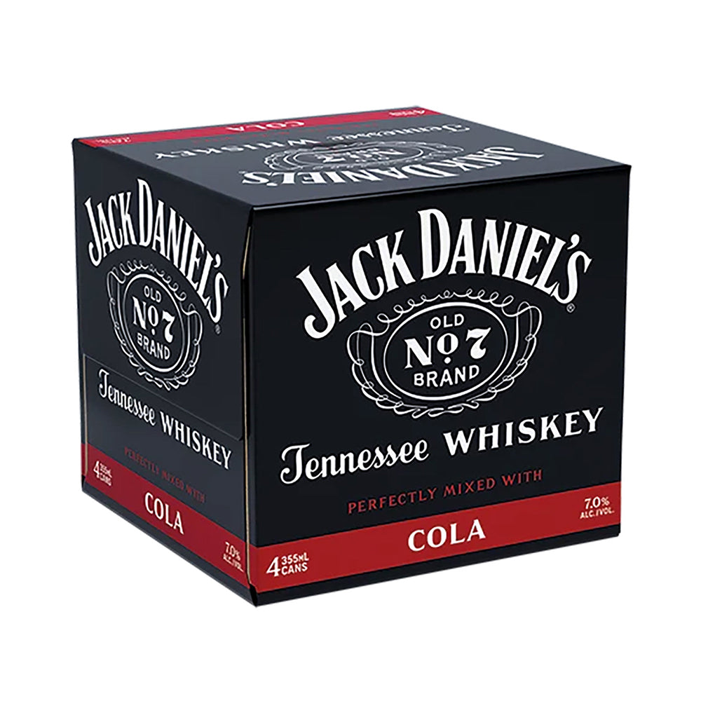 Jack Daniel's Whiskey & Coca-Cola 4pk