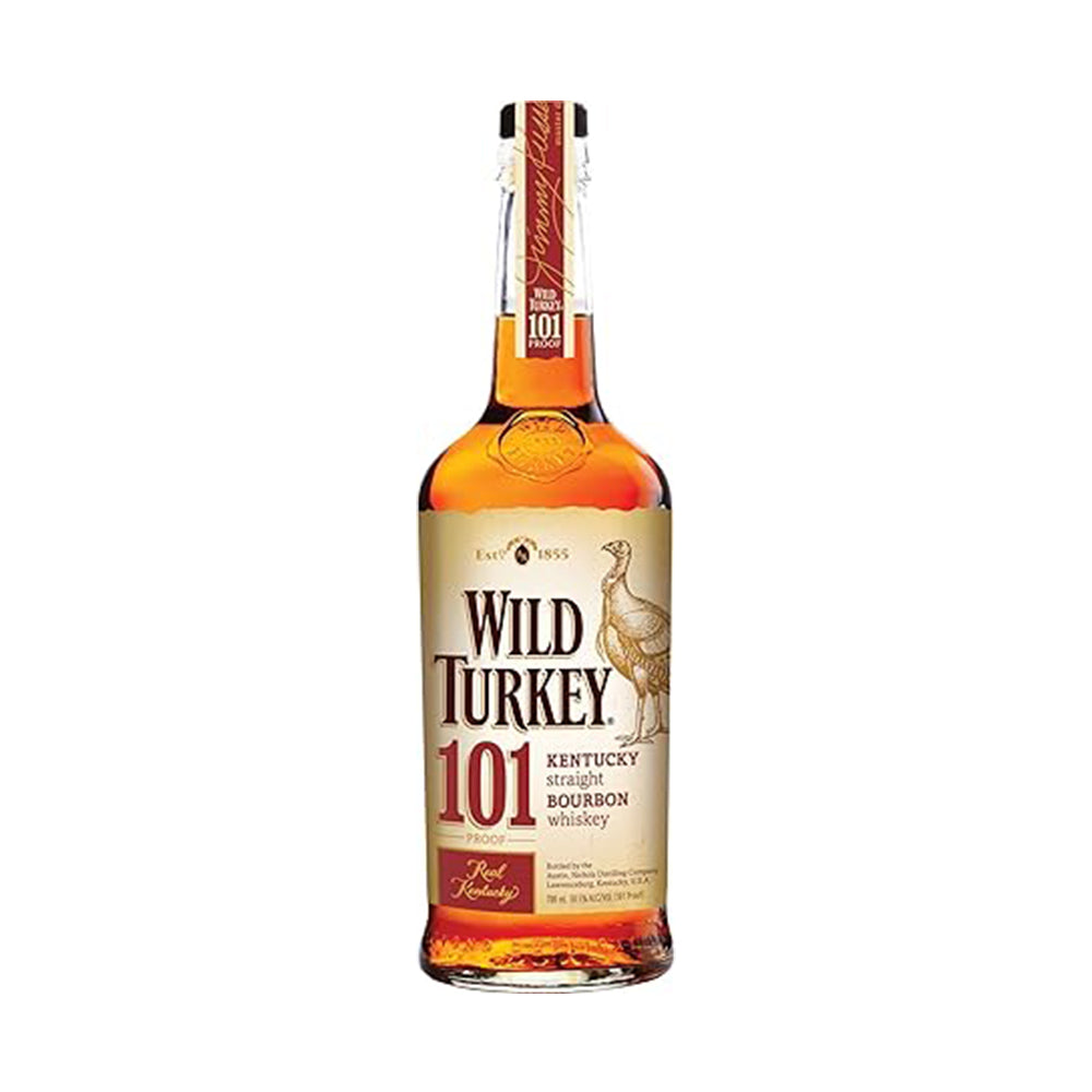 Wild Turkey 101 Proof Kentucky Straight Bourbon Whiskey, 750ml